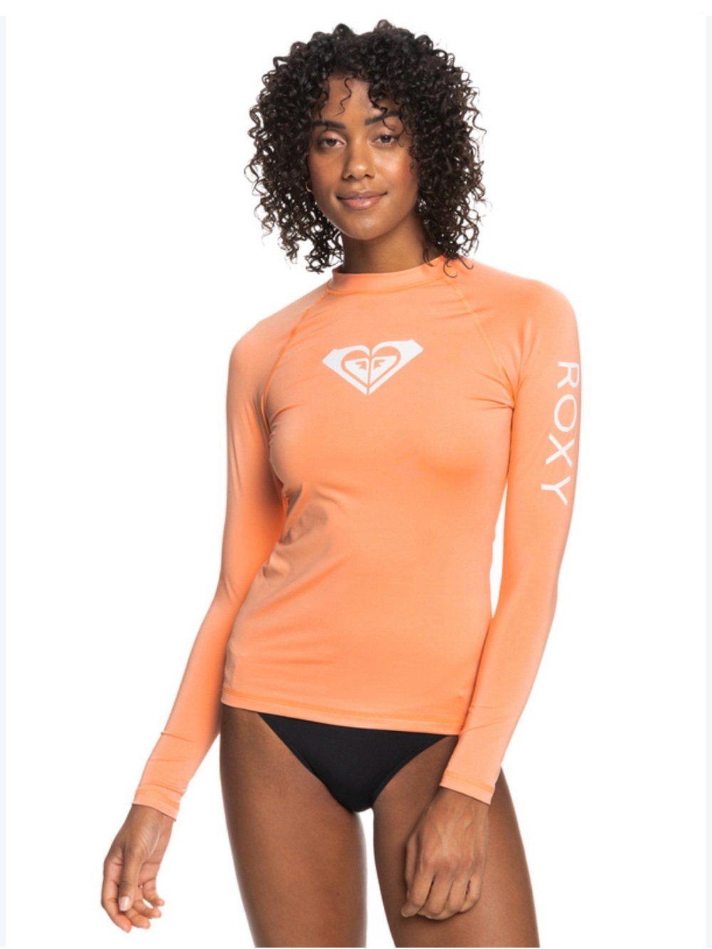 Roxy Women's Compression Fit Rashguard UPF 50+ Quick Dry Long Sleeve Size L